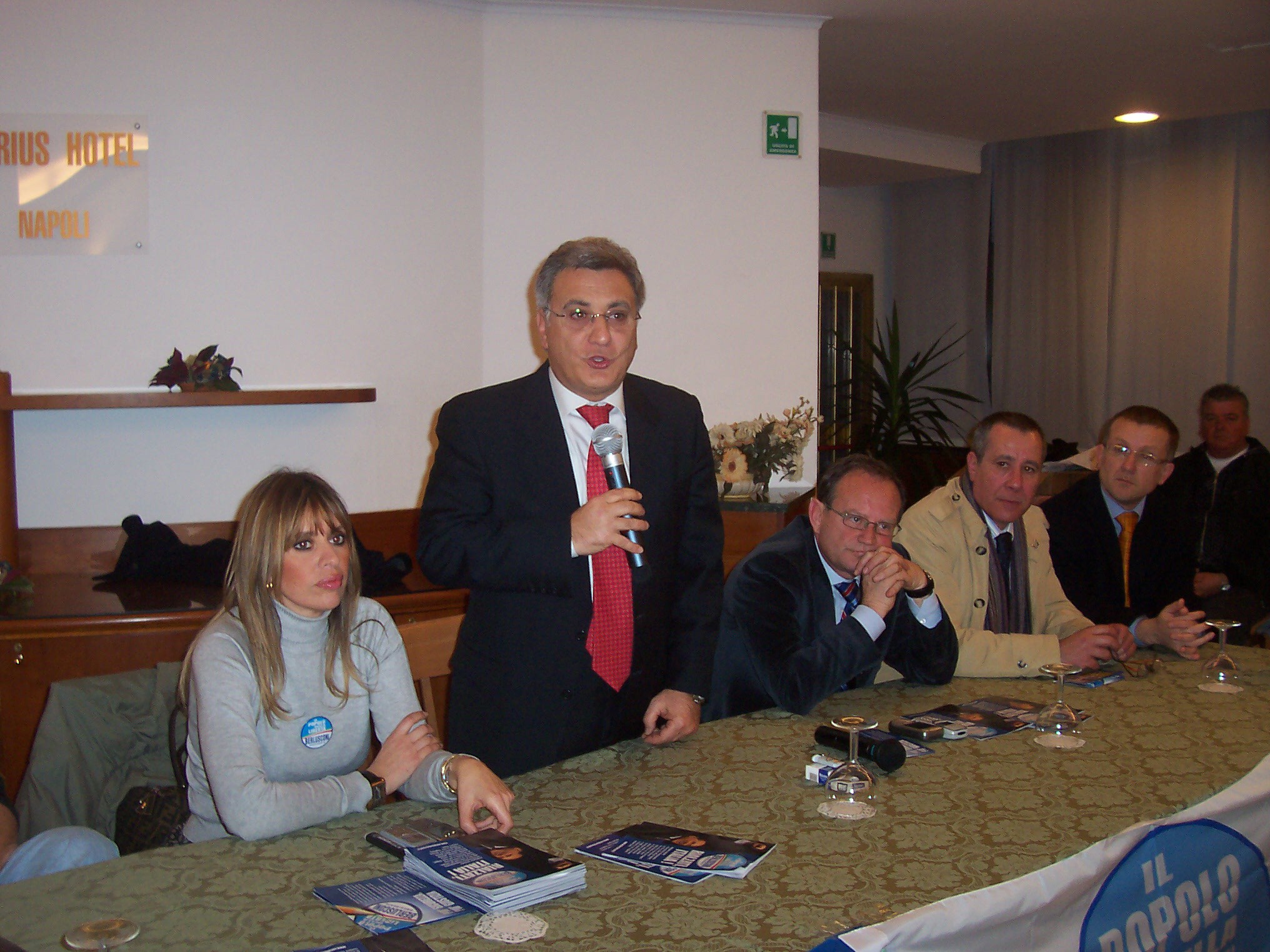 Incontro con i candidati del PDL per le elezioni 2008: Alessandra Mussolini