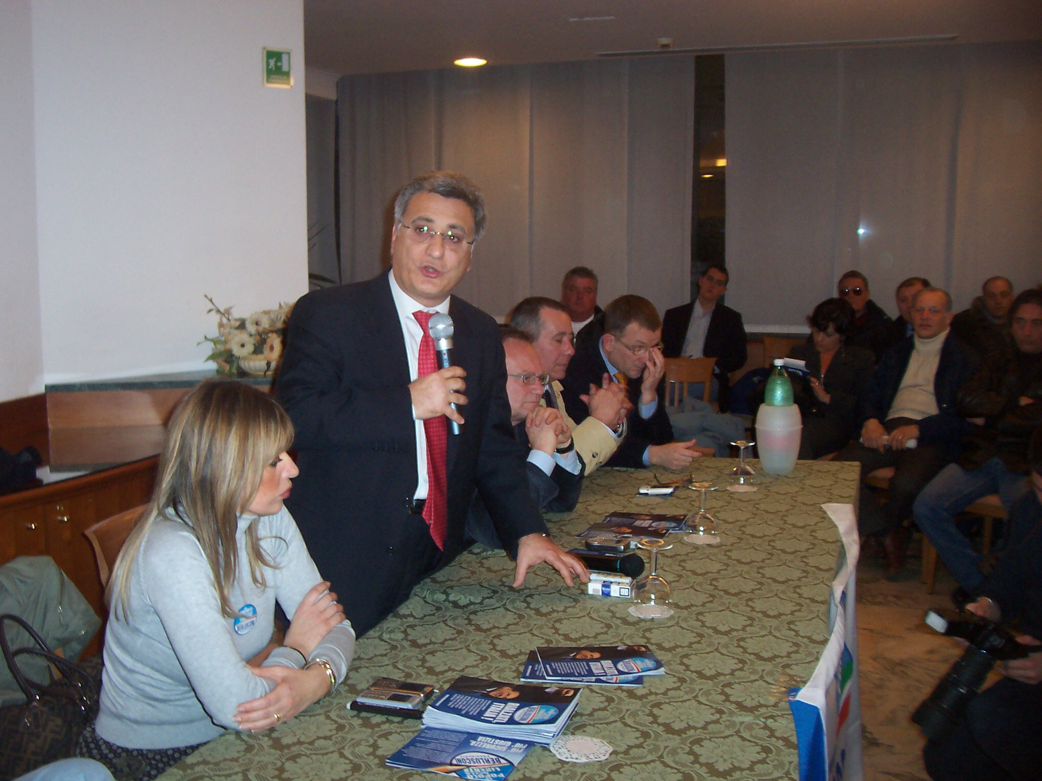 Incontro con i candidati del PDL per le elezioni 2008: Alessandra Mussolini